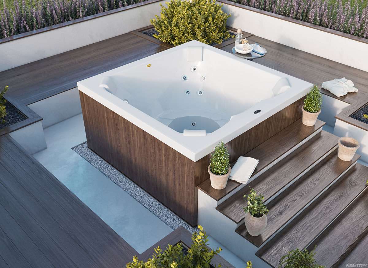 minipiscinas jacuzzi arredobagno